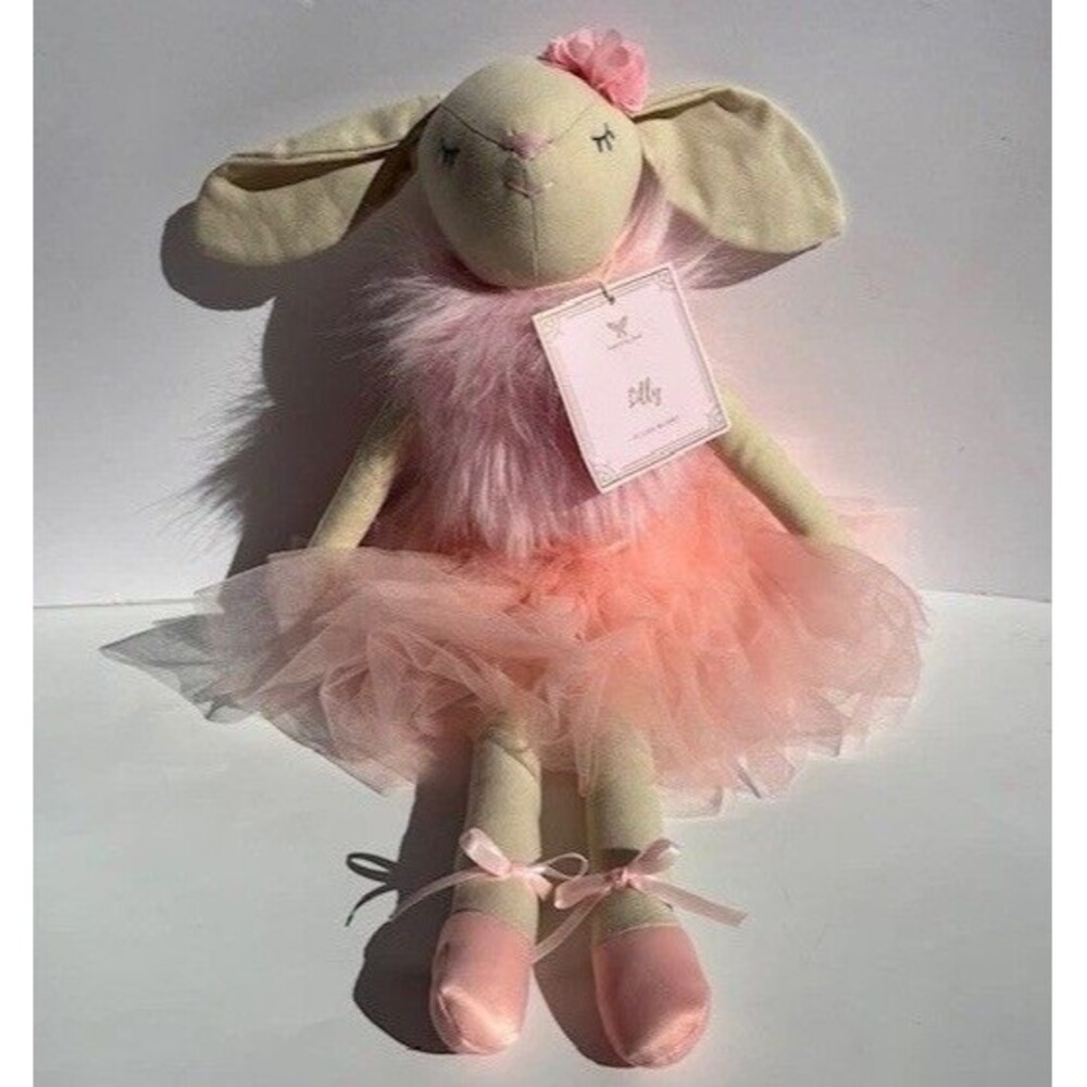 Inspired By Jewel- Linen- Lilly Ballerina Bunny Rabbit Lovable Easter Plush